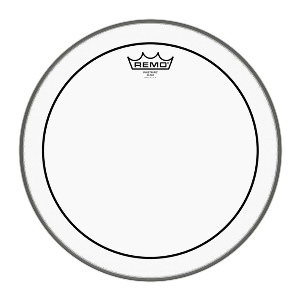 Remo 16" Pinstripe Clear Drumhead-accessories-Remo- Hermes Music